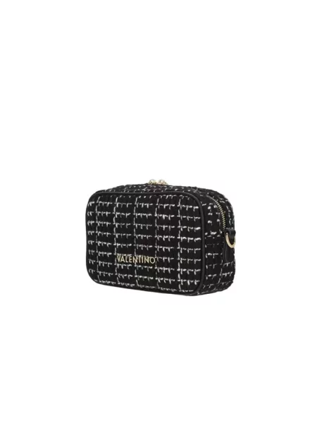 Torebka Valentino Bags tweedowa czarna