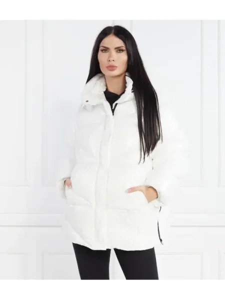 Pinko De puf geacă alb