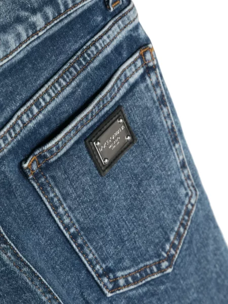 Szorty jeansowe dziecięce Dolce And Gabbana niebieskie