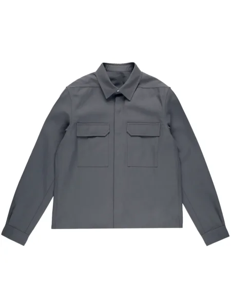 Класическа риза Rick Owens кепър сиво