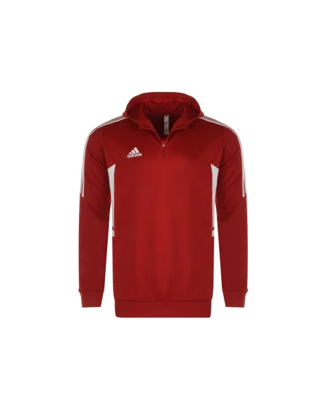 Hoodie Adidas s kapuco bela