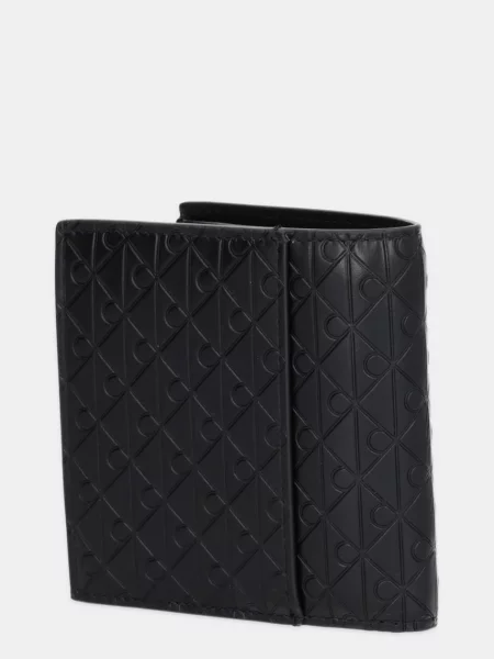 Usnjena denarnica Calvin Klein črna