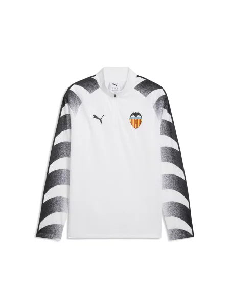 PUMA MÄ™ska bluza rozgrzewkowa Valencia CF z zamkiem Akcesoria BiaÅ‚y S biała