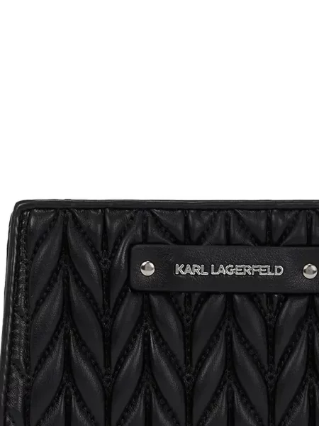 Portofel Karl Lagerfeld matlasat negru