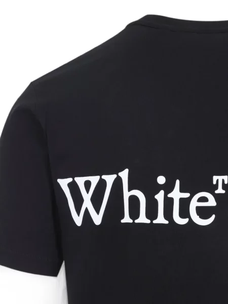 Tricou Off-white cu imagine alb