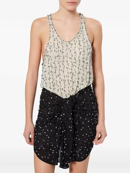 Rochie mini Isabel Marant cu paiete negru