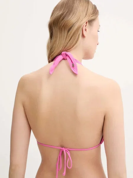 Plavková podprsenka Rip Curl mírně vyztužený košík růžová