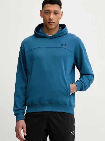 Under Armour hanorac de antrenament Rival LW Hoodie albastru