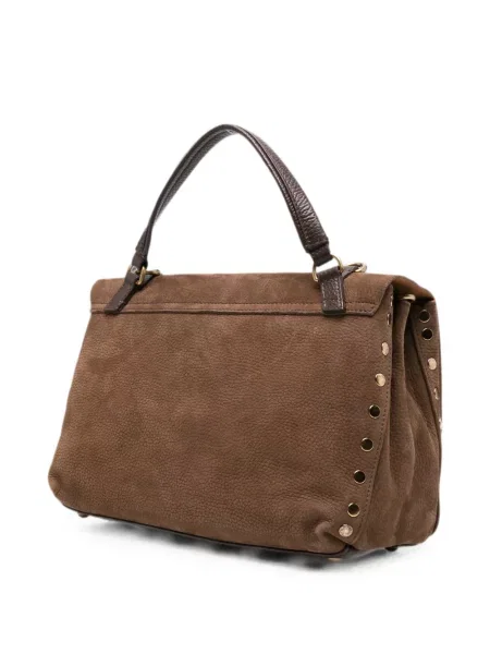 Geantă shopper Zanellato din piele maro