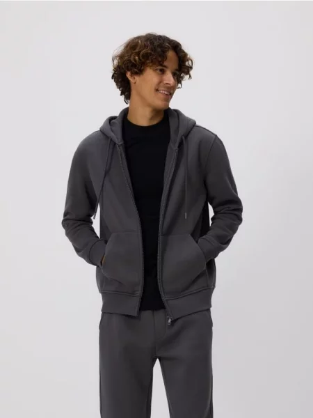 Худи Reserved серое