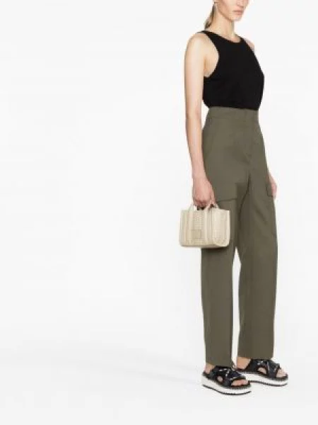 Torebka skórzana Marc Jacobs skórzana beżowa