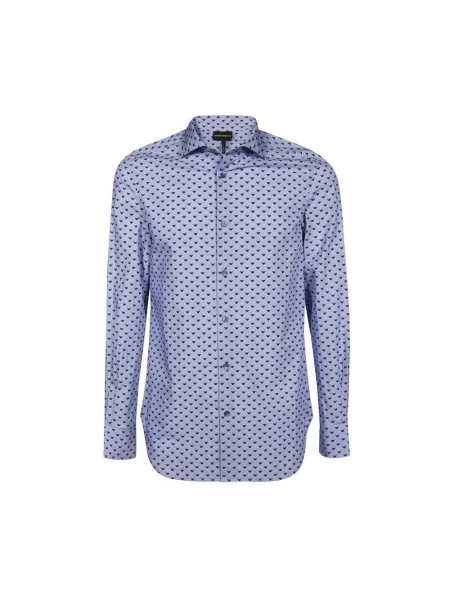 Koszula Emporio Armani casual niebieska