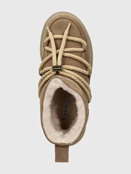 Замшевые классические сапоги Inuikii на платформе