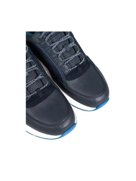 Sneakersy Geox skórzane niebieskie