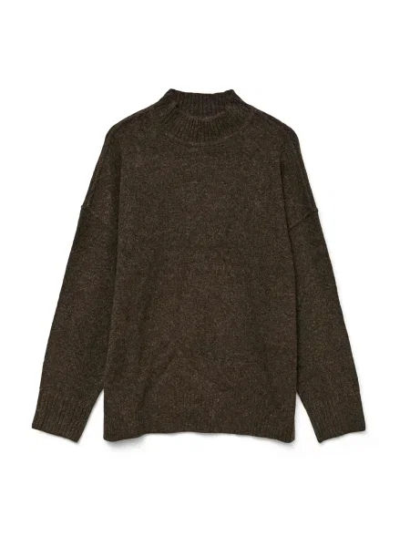 VERO MODA Pulover VMILSE ciocolatiu