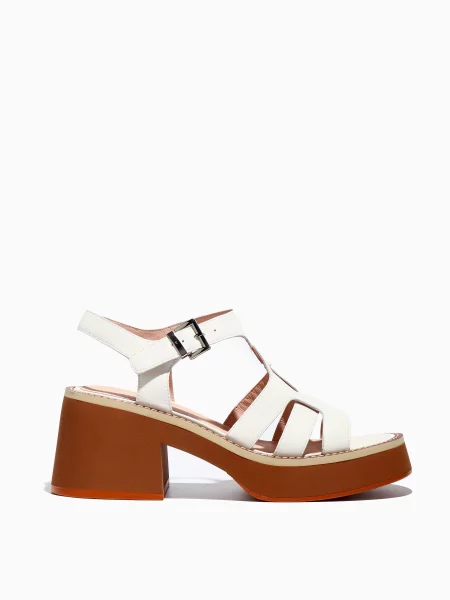 Respect Босоніжки шкіра білий