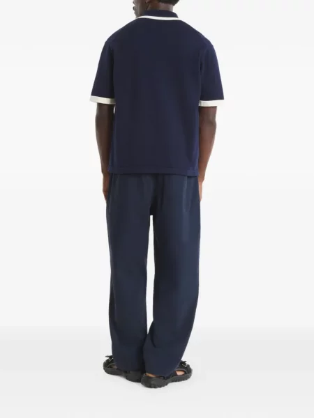 Polo Maison Kitsune albastru
