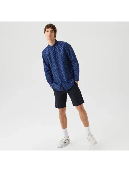 Lacoste Bermudy Lacoste granatowe