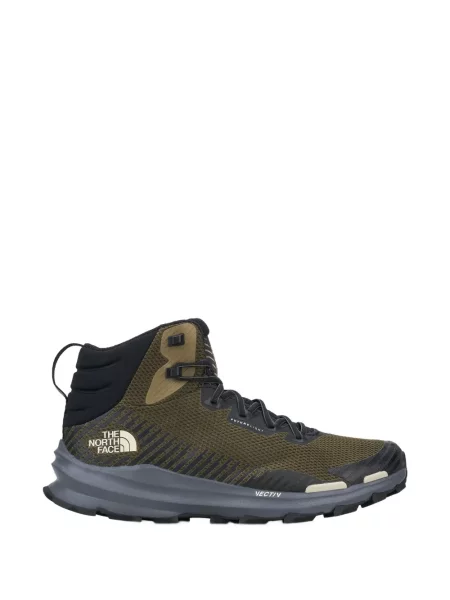 Sneakerși The North Face cu șireturi din dantelă verde