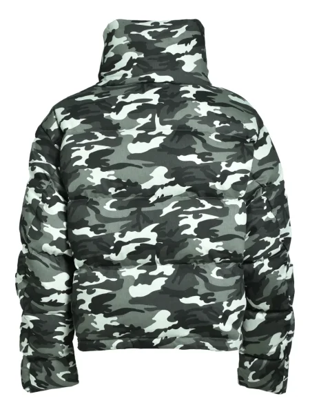 Geacă cu puf Breath cu model camuflaj gri