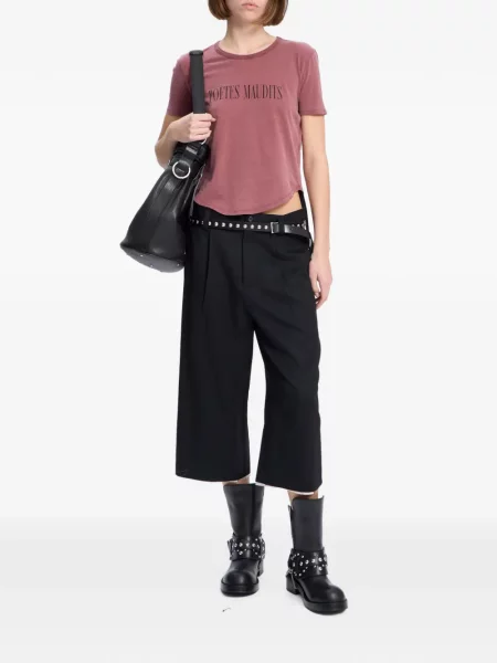Tricou Ann Demeulemeester cu imagine roz