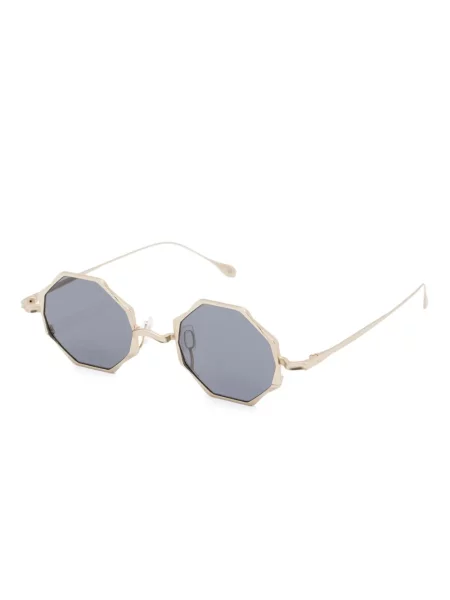 Ochelari de soare Rigards cu imprimeu geometric auriu