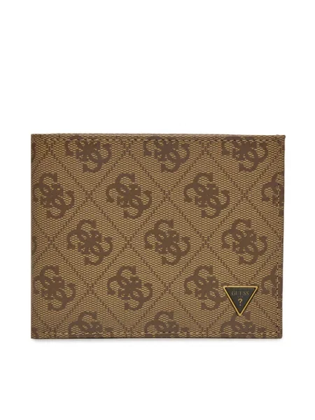 Guess Portofel Mare pentru Bărbați Vezzola Leather Slg SMVELE Maro bej
