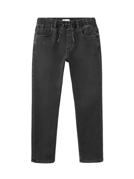 MANGO KIDS Jeans COMFY denim negru