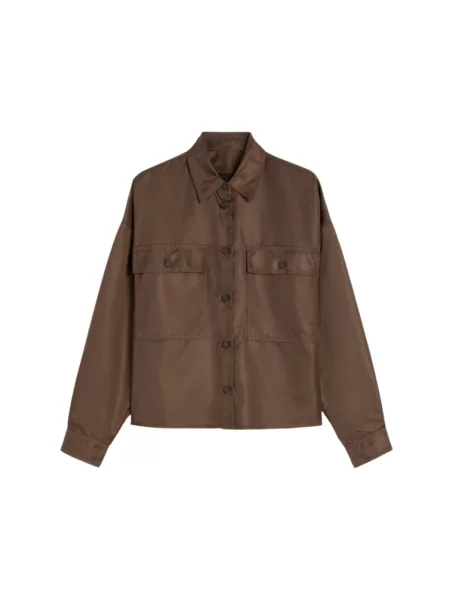 Kurtka Weekend Max Mara brązowa