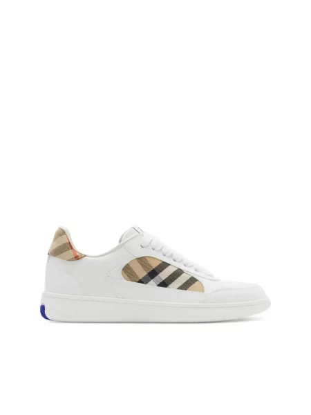Sneakersy Burberry białe
