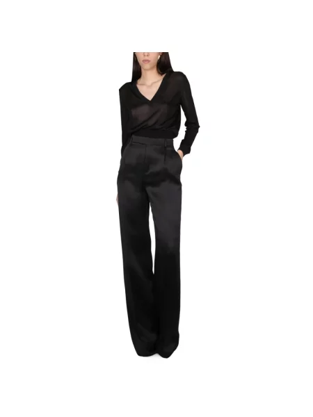 Spodnie Saint Laurent czarne