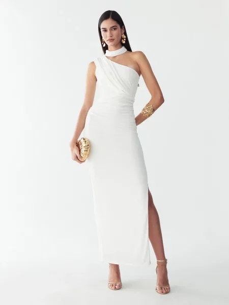 BWLDR Rochie de seară Annie' alb