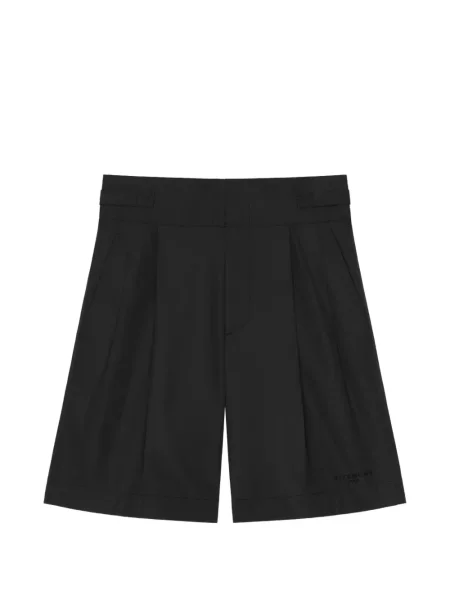 Pantaloni scurți Givenchy din poplin negru