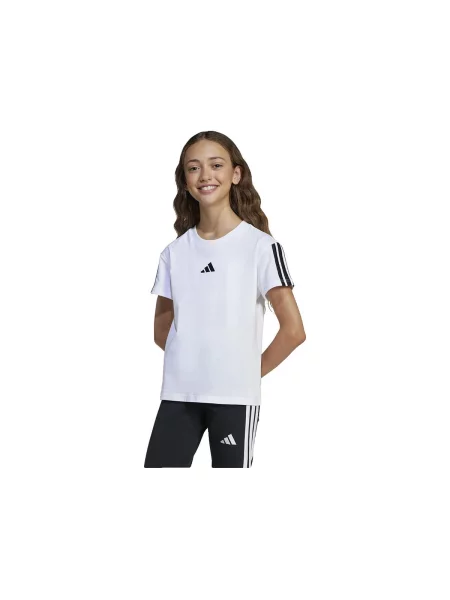 Scurt tricou Adidas cu mâneci scurte alb