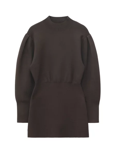 & Other Stories Rochie tricotat maro