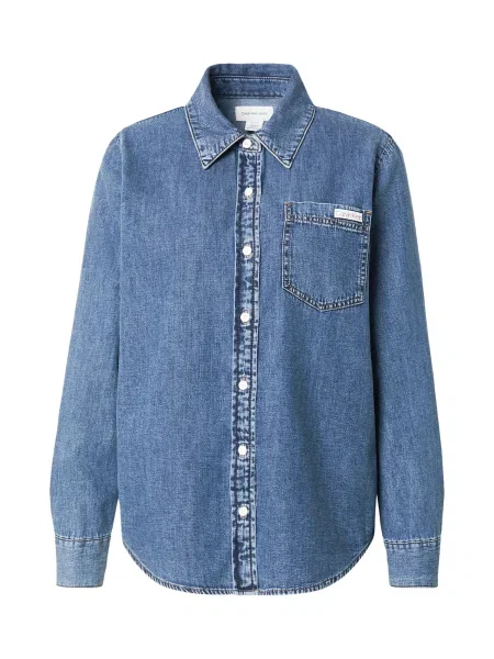 Calvin Klein Jeans Bluză denim albastru