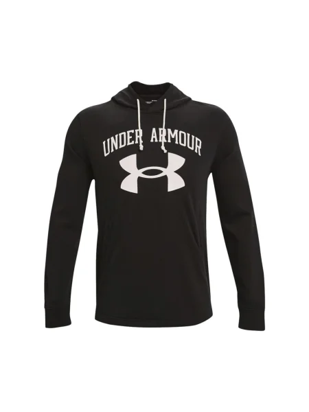 Hanorac cu glugă Under Armour din material terry negru