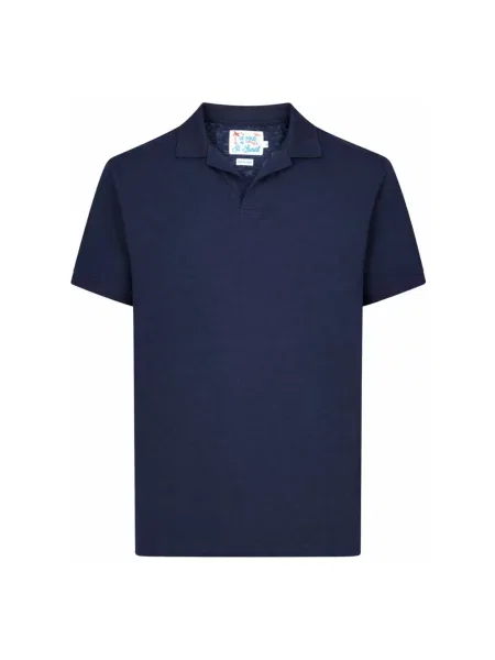 Koszulka polo Mc2 Saint Barth niebieska