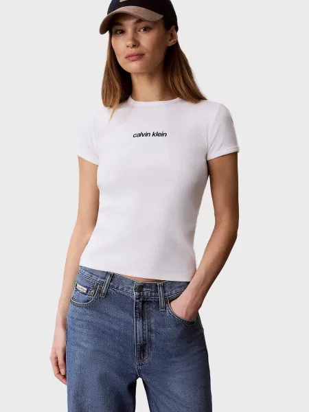 Футболка Calvin Klein Jeans біла