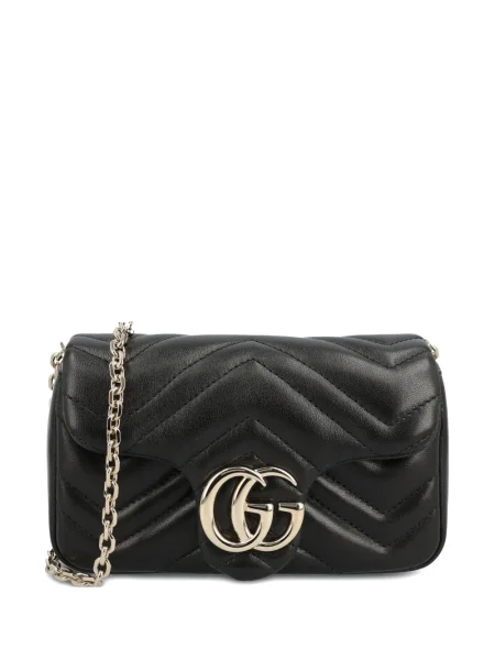 Matlasat geantă Gucci negru