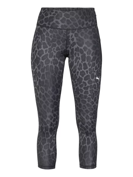 PUMA Pantaloni sport Essential gri / negru alb