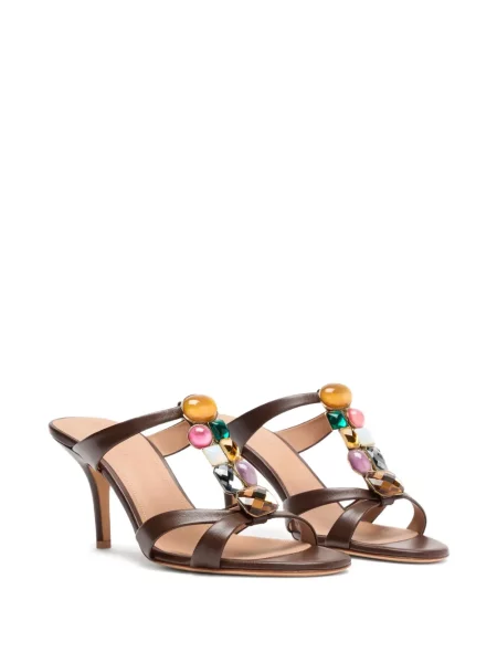 Кожени сандали Malone Souliers кафяво