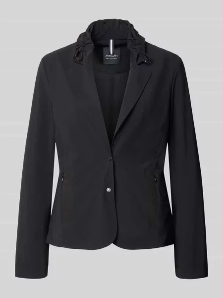 Żakiet w kroju slim fit z dodatkiem streczu Marc Cain czarna