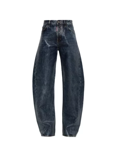 Blugi cu picior larg Dsquared2 albastru
