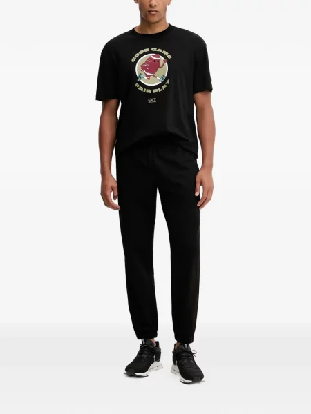 Tricou Ea7 Emporio Armani negru