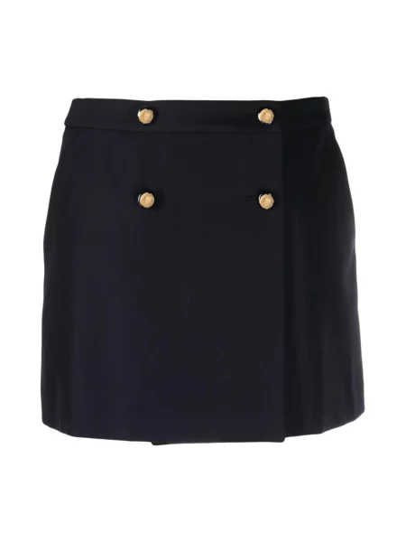 Spódnica Alexander Mcqueen kopertowa niebieska