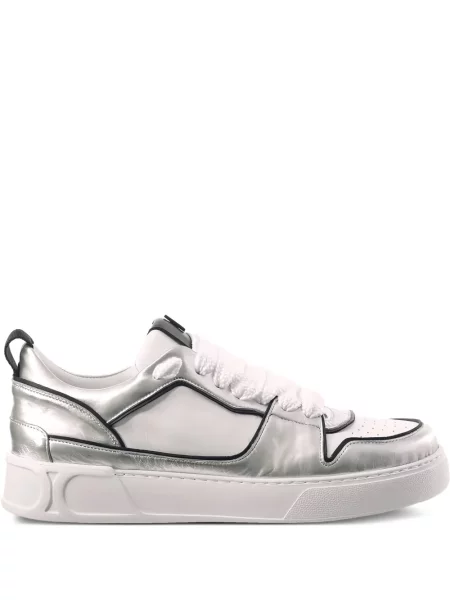 Кожени маратонки Högl сребристо