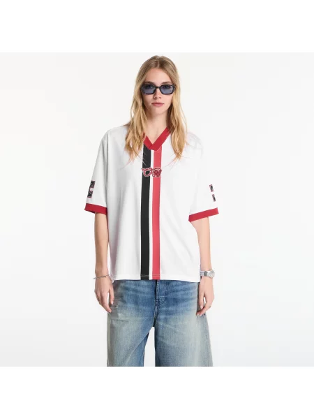 Tricou Off-White x AC Milan Arrow Tech Tee White/ White S alb