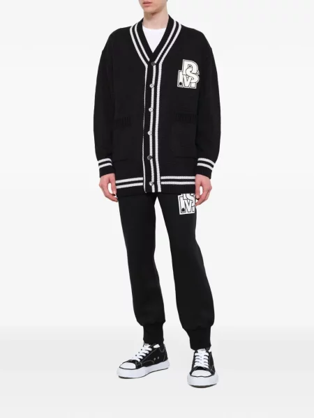 Скейт & стрийт жилетка Dover Street Market с автограф черно
