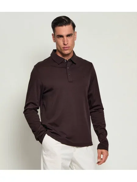 Tricou polo Michael Kors maro
